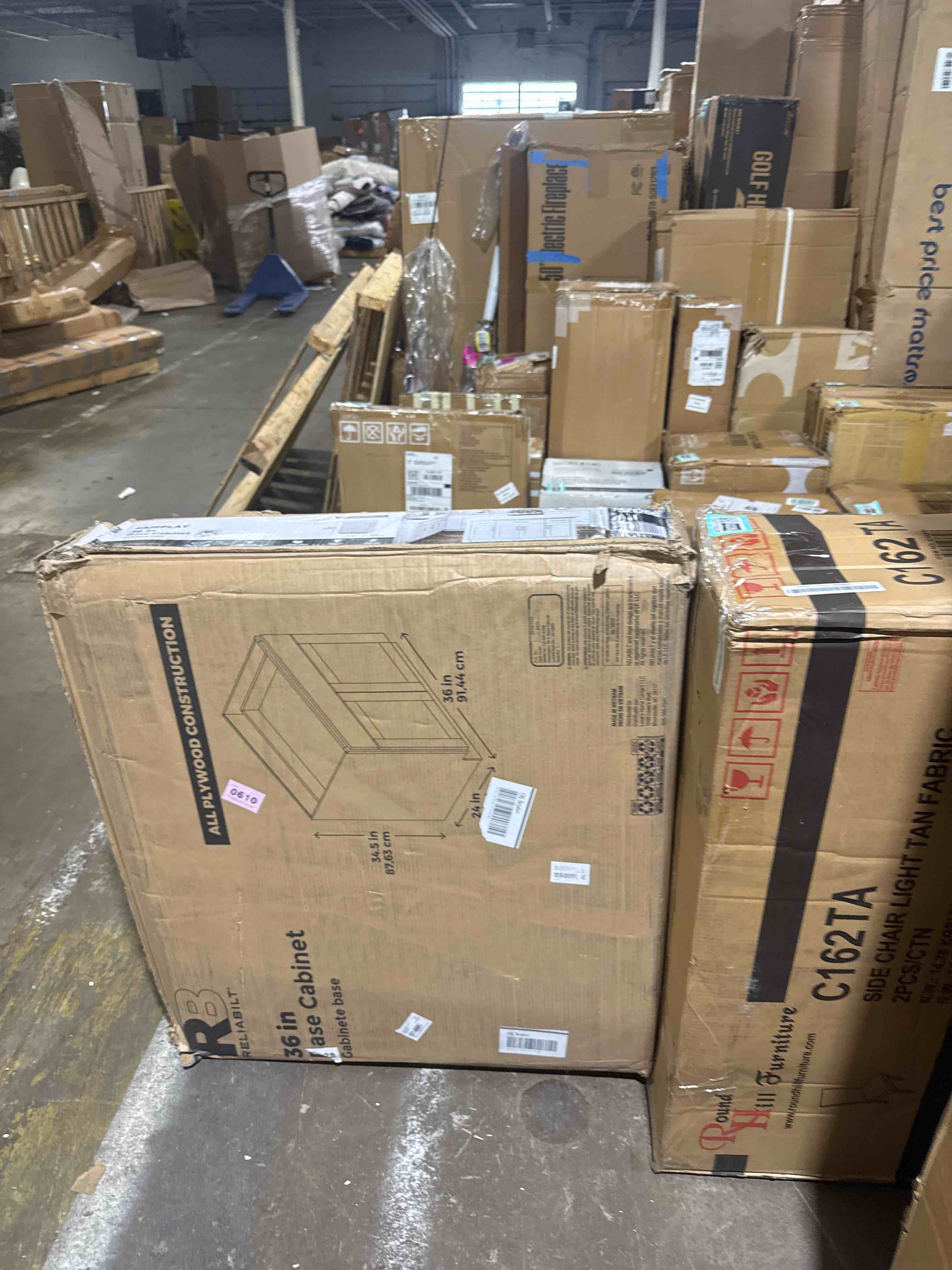 Condition photo showing New/Like New for white shaker base cabinet, 36-inch unassembled sink base cabinet, 36" w x 24" d x 34.5" h ready to assemble cabinet with soft-close doors and adjustable shelf, for home office 36"w sink base cabinet