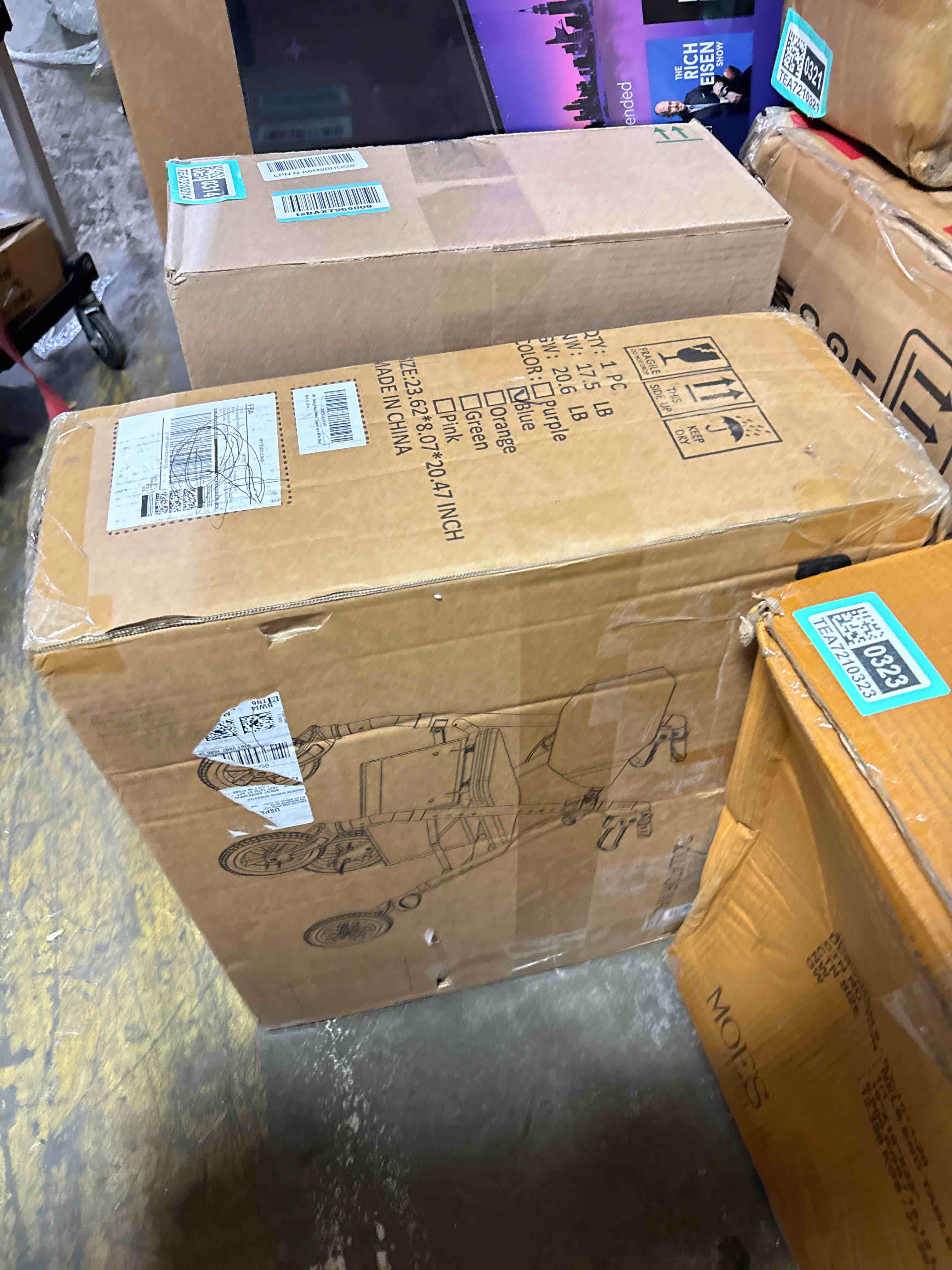 Condition photo showing Good Condition for rollator walkers for seniors with seat,4 wheel rolling walker,300lbs | lightweight17.76lb|foldable|adjustable height|hand brakes|backrest|storage bag|8"all terrain wheels for indoor and outdoor