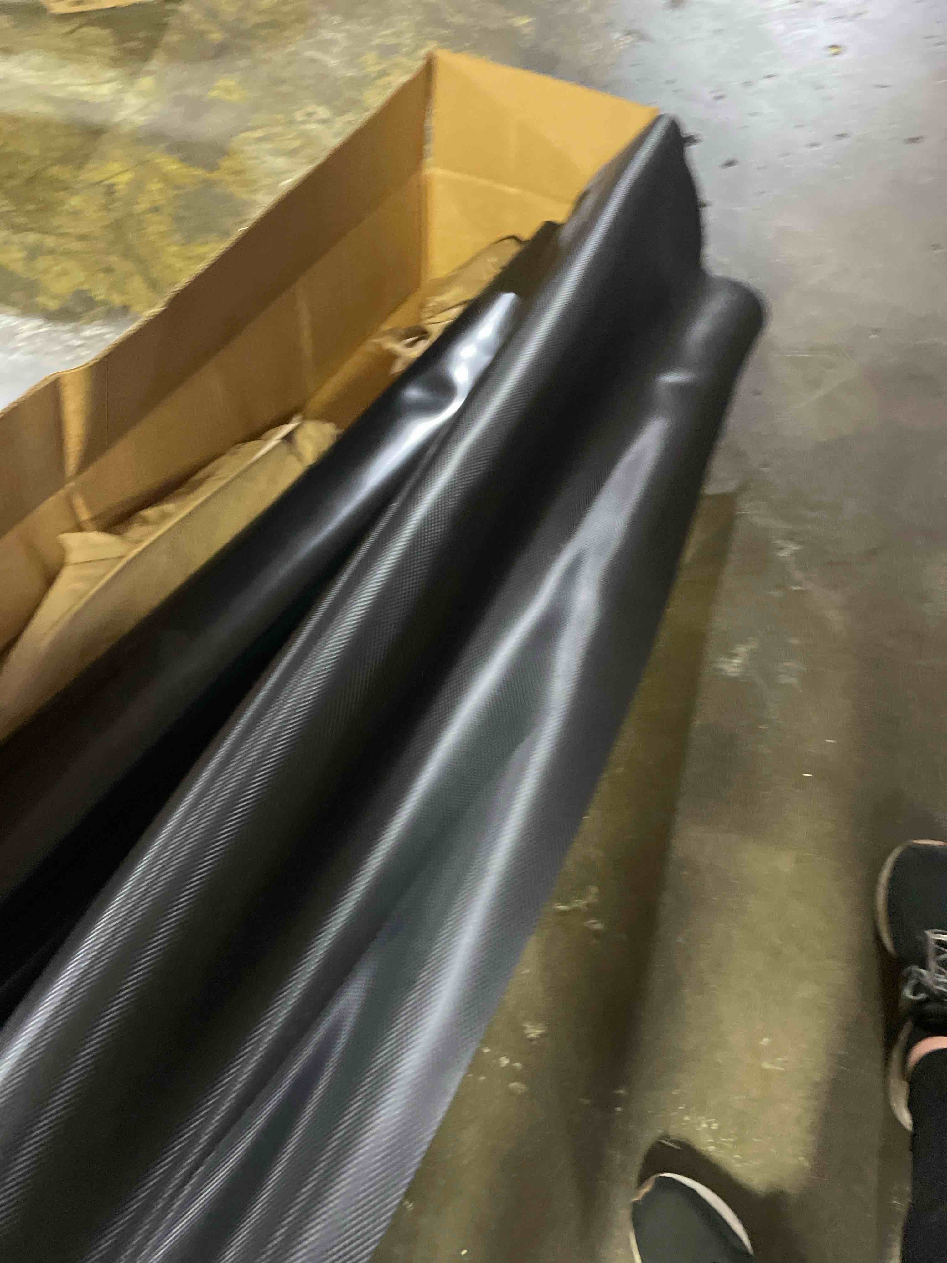 Condition photo showing Good Condition for neoprene rubber sheet 1/8" thick x 16" wide x 118" long, solid rubber sheets, rolls & strips for gaskets material, pads, crafts, weather stripping, flooring, black
