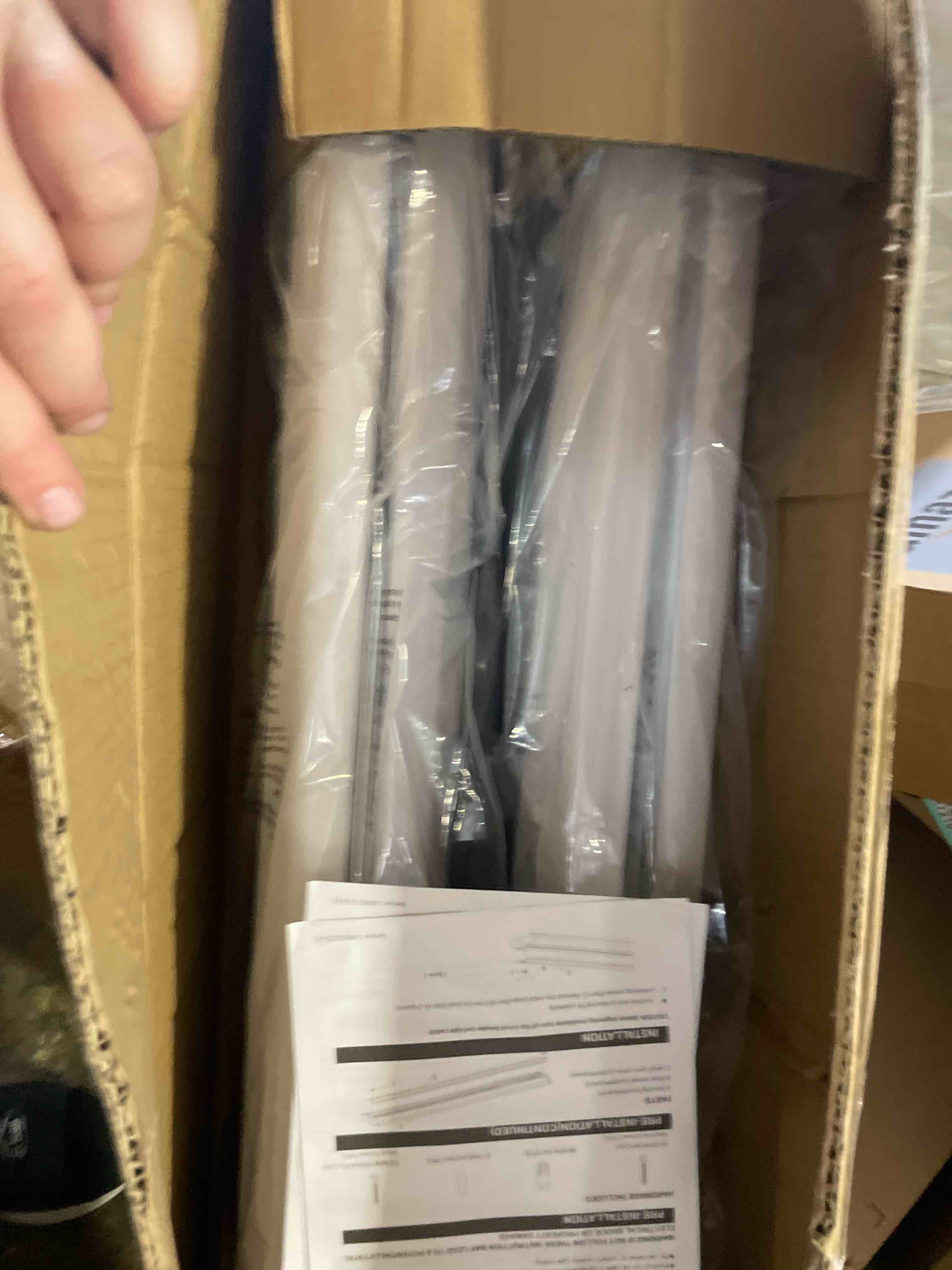 Condition photo showing New/Like New for leonlite motion sensor 4ft led utility shop light, 40w plug in linkable light fixtures, for garage, workshop, 4000lm, 5000k daylight, suspension & flush mount, fcc, etl certified, pack of 2 daylight (5000k)