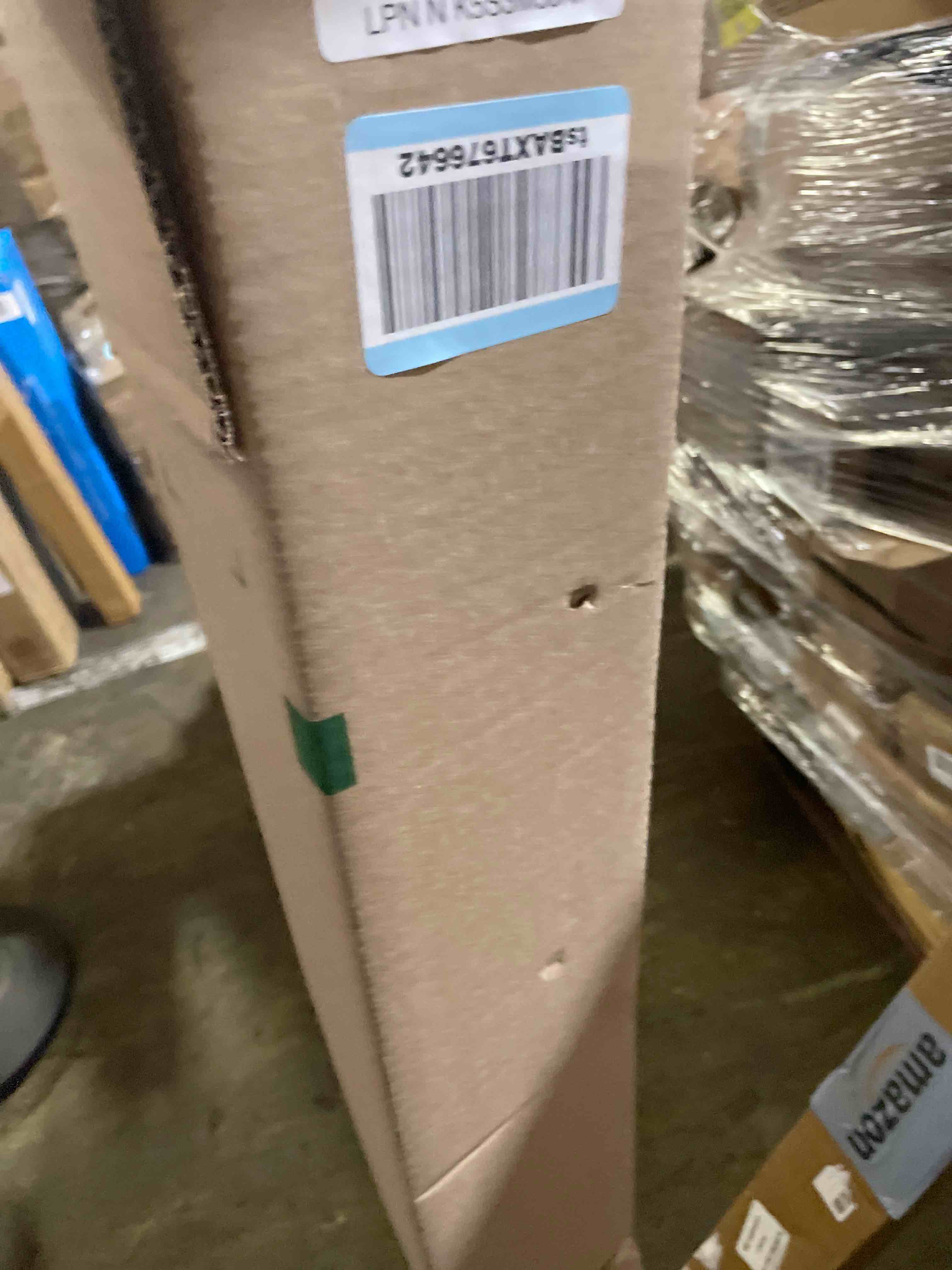 Condition photo showing New/Like New for dark gray leather-look plastic table protector cover pad, 36" x 54" dark gray 54" x 36" (rectangular)