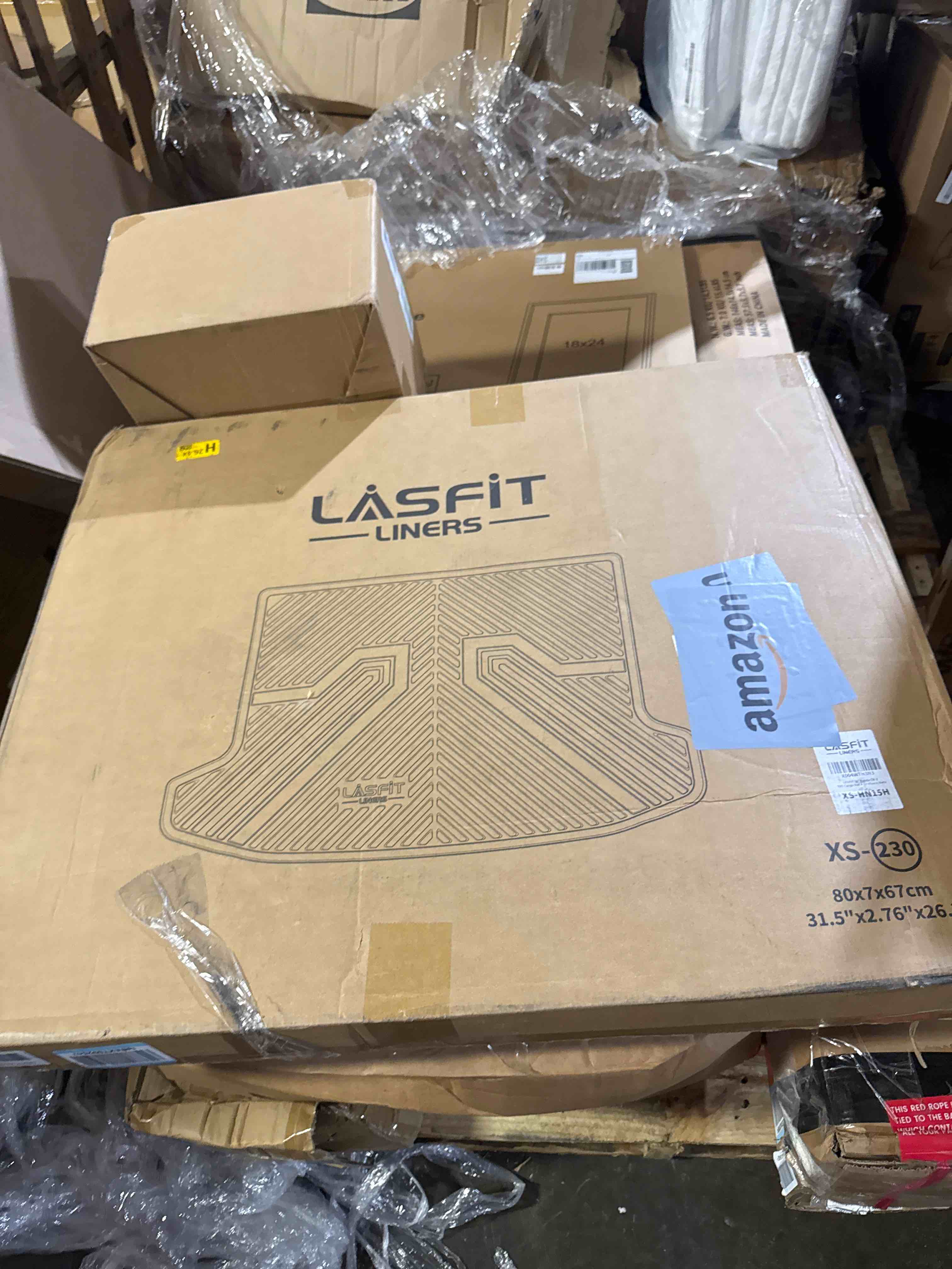 Condition photo showing New/Like New for lasfit cargo mat with backrest mat for honda cr-v 2026 2025 2024 2023 (gasoline & hybrid & e:fcev), all weather custom fit tpe trunk mat trunk liner cargo liner with seatback mat (upper position) 2?for honda cr-v | 2023-2026 | cargo mat with backrest mat (upper position)