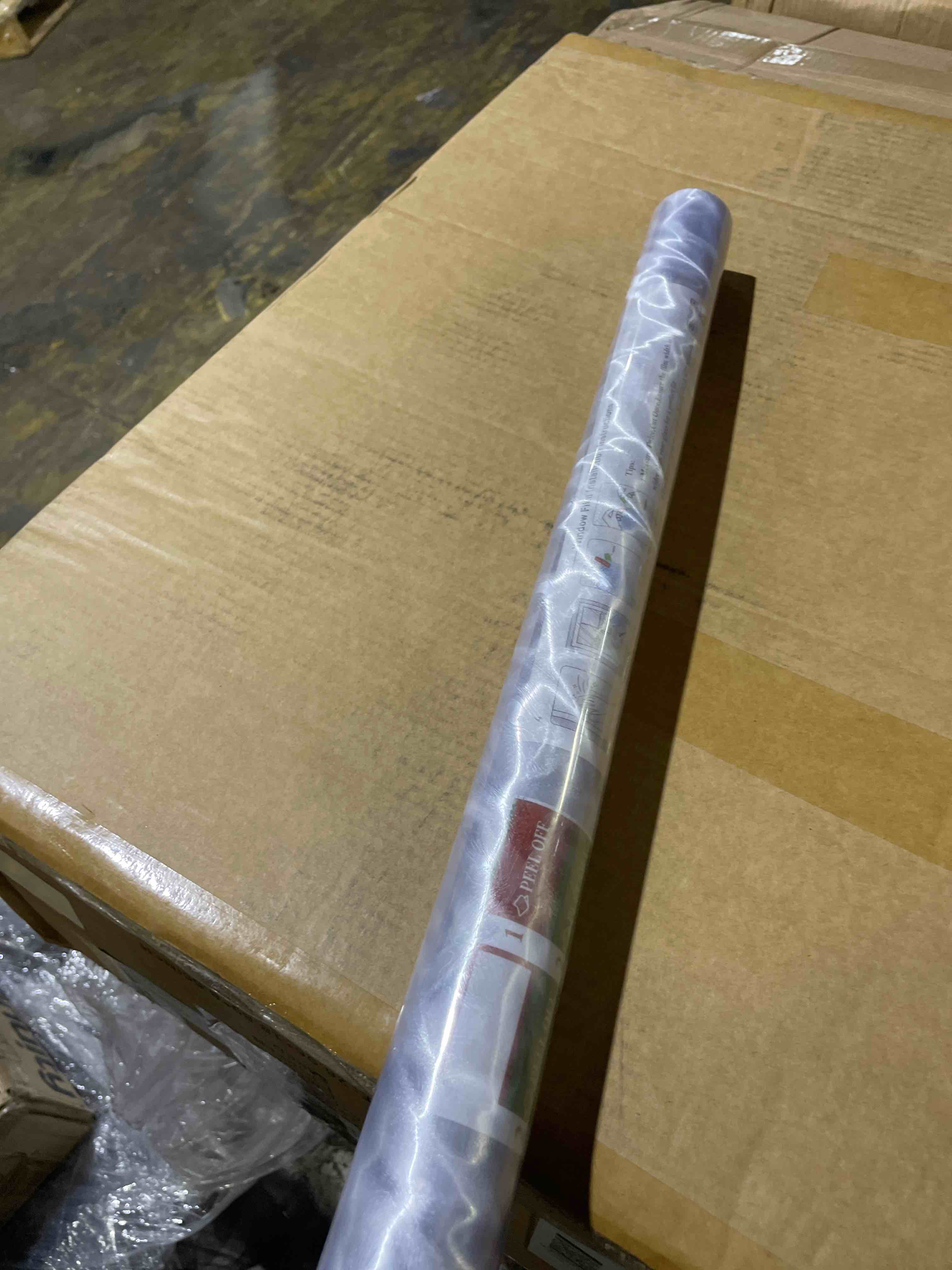 Condition photo showing New/Like New for mobestech privacy window sticker non adhesive self static cling film for home office pebbles decorative glass film removable easy to apply for bathroom living