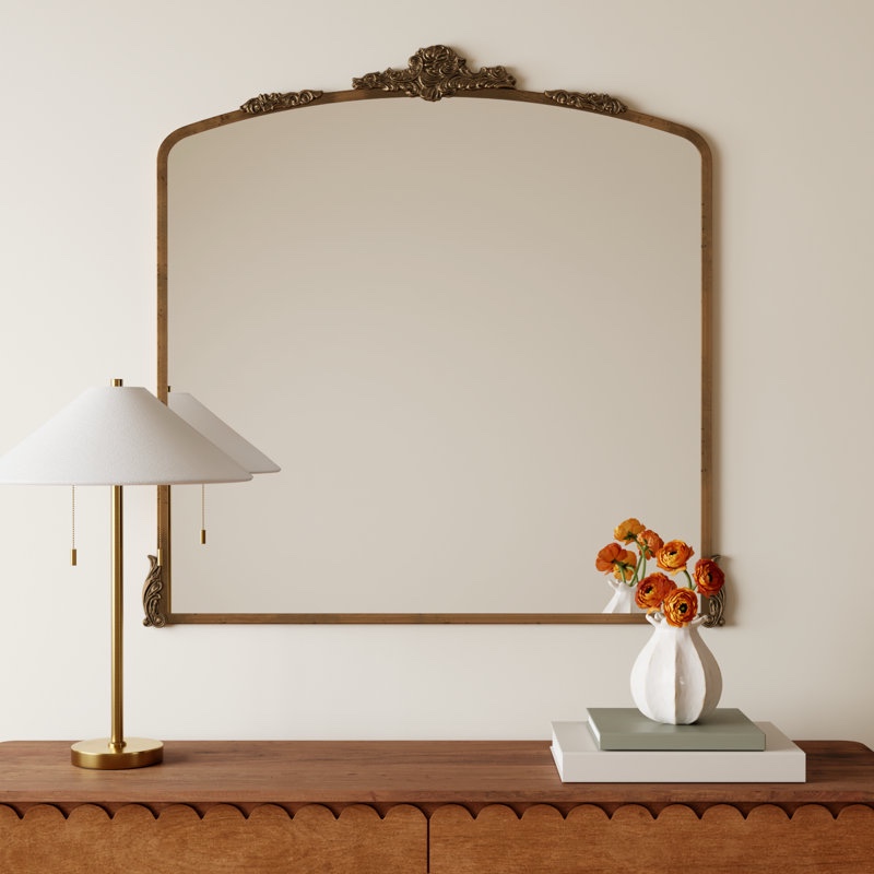 Birch Ln. Aticus Metal Arch Mirror
