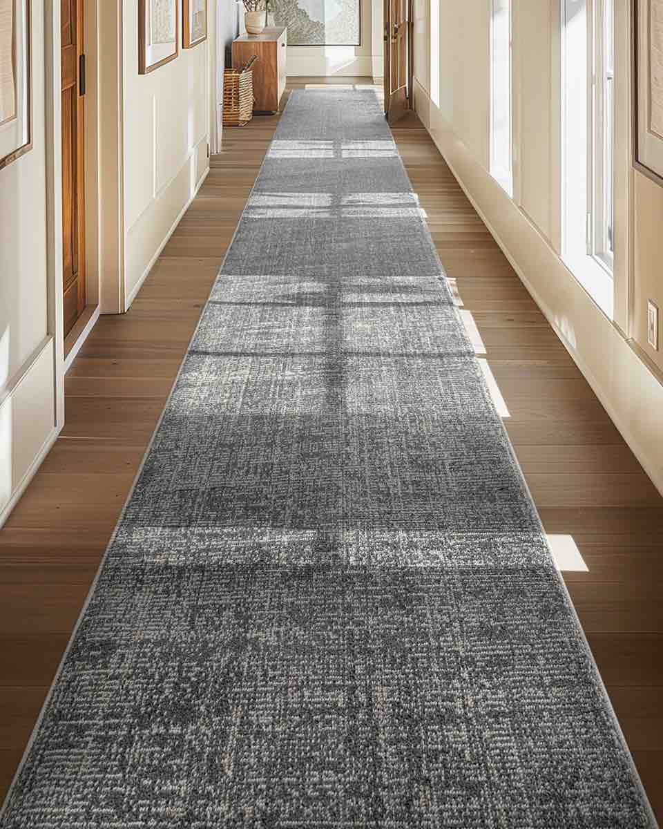 50 Ft. Custom   Size   Hallway   50 Ft. Ultra-Soft, Tweed Tonal Colors 