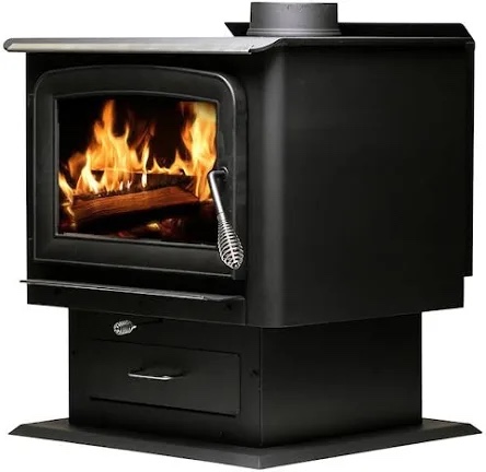 Ashley 2,500 sq. ft. Pedestal Wood Stove AW2520E-P