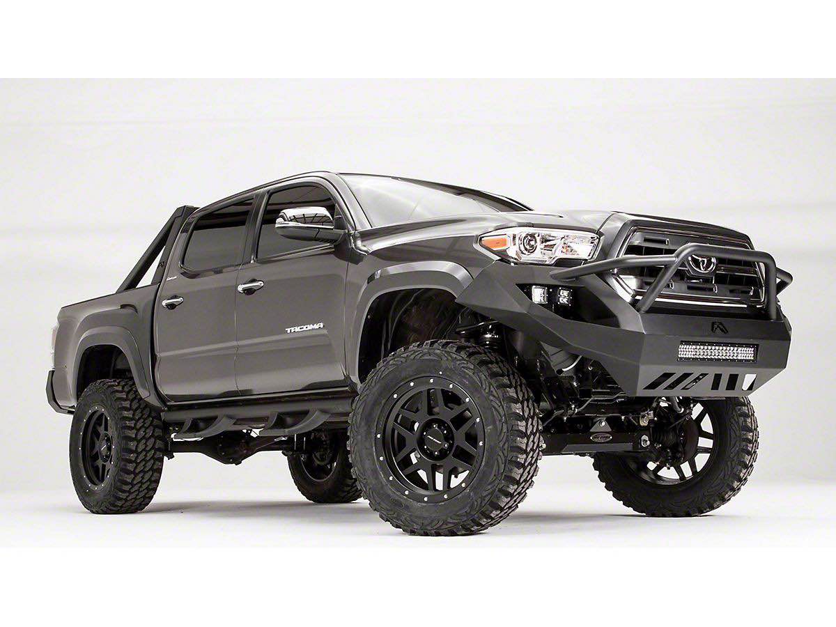 Fab Four TT16-X3652-1 Front Bumper with Pre-Runner Guard Matte Black