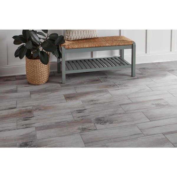 TrafficMaster Duttonwood Ash 7 in. x 20 in. Matte Ceramic Floor and Wall Tile (14.58 sq. ft. / case, 437.4 TOTAL SQ FT)BID IS PER SQ FT/437.4