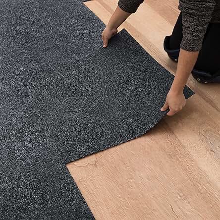 MOHAWK GROUP INTERTHREAD CARPET TILE DARK CHARCOAL 24" X 24" 10.667 Sq. Yds. Per Box x 20 boxes. (PREMIUM 213.34 sq. yds. total) BID IS PER SQ FT/213.34