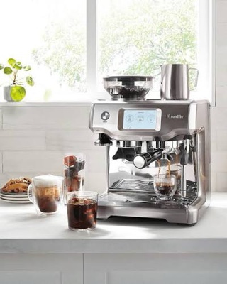 Breville Barista Touch Espresso Machine BES880BSS, Brushed Stainless Steel (TESTED - POWERS ON. SEE PHOTOS.)