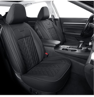 luckyman club altima seat covers, fit for 2013-2024 nissan altima s sr sv sl platinum sedan with water proof faux leather (black)