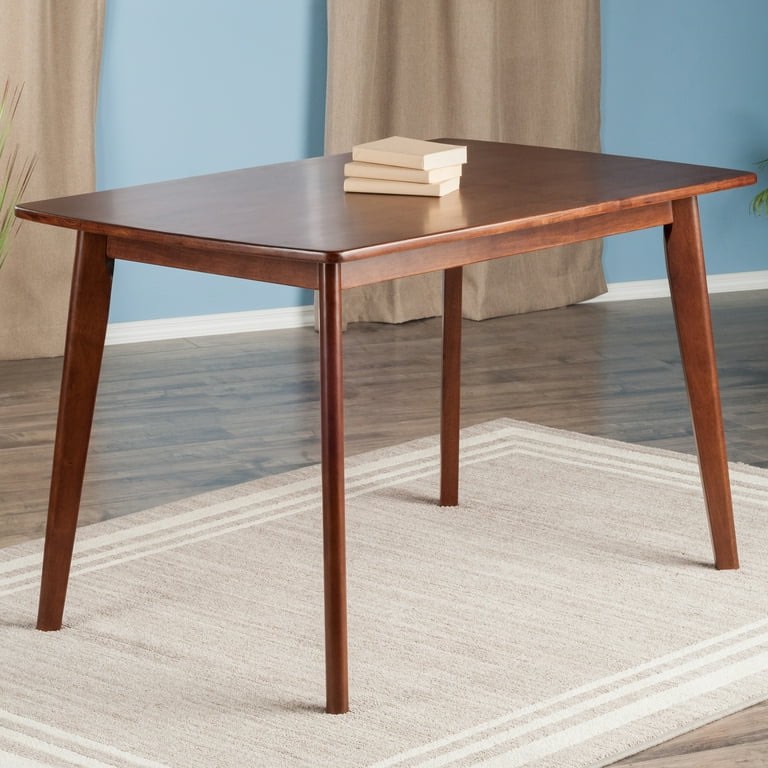 Winsome Shaye Oblong Dining Table, Walnut Finish