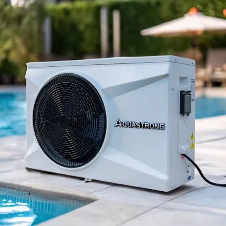 Featured: HEAT YOUR POOL YEAR ROUND! HEX075 75,000 BTU Heat Pump For 21,000 Gallons Pools 220V by AQUASTRONG