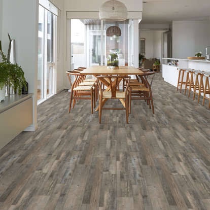(354.6 Sq. Ft.) COREtec Aden Oak Vinyl Plank Flooring VV012-00765 LVP Originals Enhanced 7" x 48" (23.64 SF/Box) (BID IS PER Sq. Ft., LOT IS FOR 354.6 Sq. Ft. TOTAL. MSRP $9.89 Per Sq. Ft.)