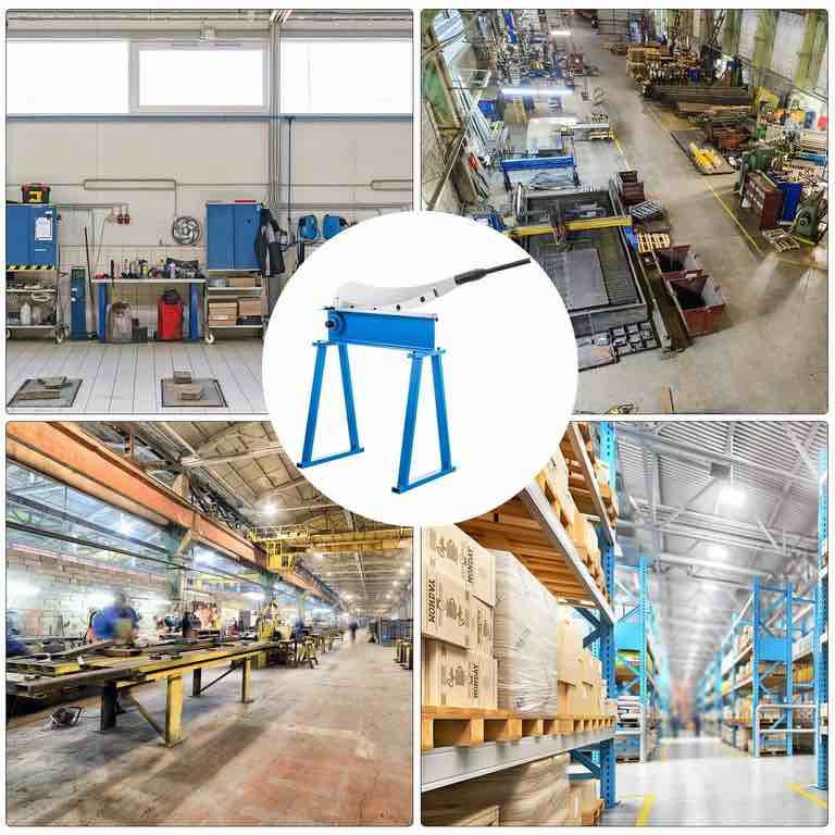 Featured: HS-800 Leverage Guillotine 800mm Heavy-Duty Stand Manual Shear Cutter for Cutting 16 Gauge Metal Plate with Curved Blade ,Easy to Use