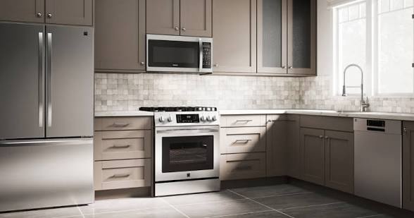 Featured: Kenmore 75293 4.8 Cu. Ft. Front-Control Gas Range With True Convection & Air Fry - Stainless Steel