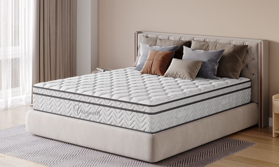Vesgantti Pro Hybrid Mattress--12 Inch Euro(Box) Top Mattress Series, 76"×80"×12" R20040111A