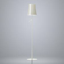 RADILUM Birdie Lettura LED Floor Lamp, White