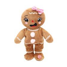 Holiday Time Animated Plush -I Sing Milkshake Female Gingerbread