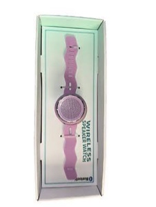 Vivitar Wireless Speaker Watch- Pink/Purple. 3 Total/Bid is per one)