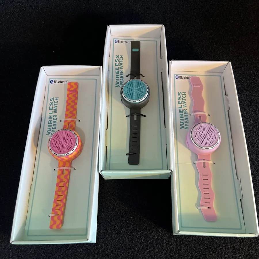 Vivitar wireless speaker watch - Bluetooth 3 Colors- See Photos (3 Total/Bid is per one)