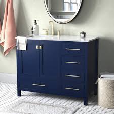 Irene 42 inch single bathroom vanity with engineered marble top 348-353-4235
