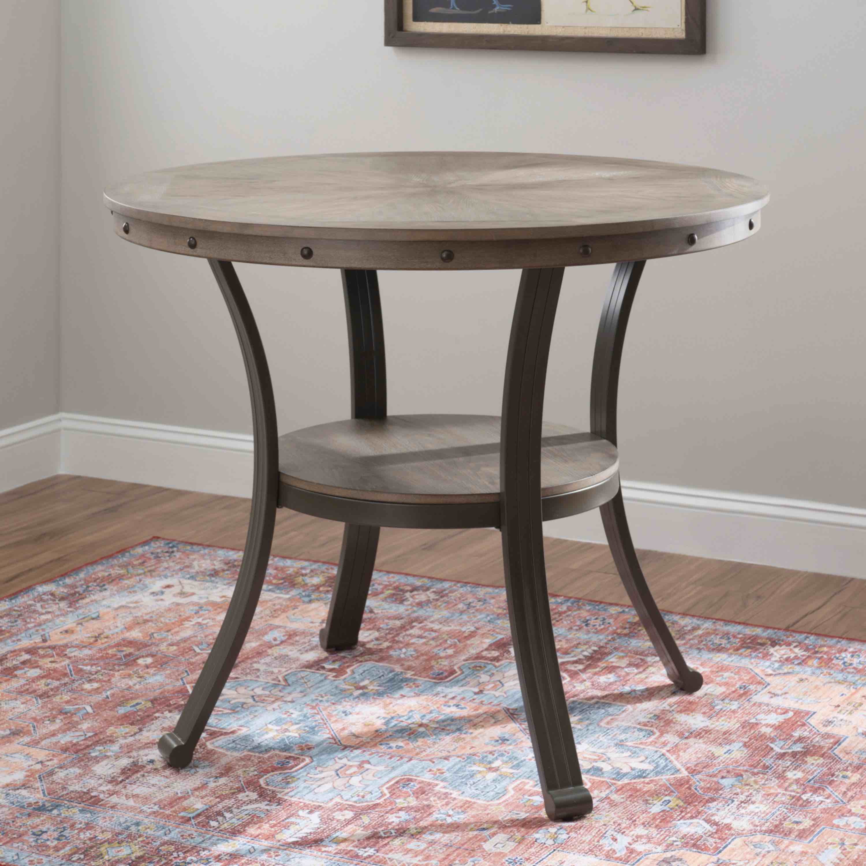 Linon Franklin Counter Height Pub Dining Table