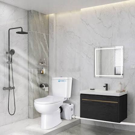 Dreamsani elongated Space-Saving Macerator Toilet With Sewage Pump For Restroom MY-FLO500 Dreamsani