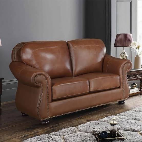 Homelegance Attleboro Leather Loveseat item 9270BR-2  loveseat