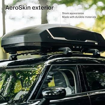 Thule Force 3 - Size XL - 18 cu ft - Aerodynamic roof Mounted Box - Dual-Sided Opening with Locks - Tool-Free Install - Weatherproof Design - for SUVs, Trucks, Cars, EVs and More