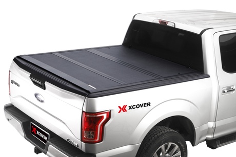 Xcover Hard Folding Low Profile Truck Bed Tonneau Cover, 6 Ft Bed (72") 2016-Current Model