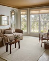 Loloi Magnolia Home by Joanna Gaines Henley Collection HNY-01 Ivory/Silver 7'-9" x 9'-9" Area Rug