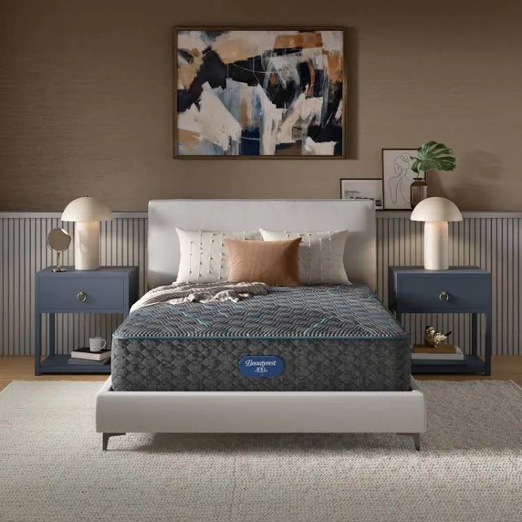 Featured: Beautyrest Days End Extra Firm 13.25" Mattress - Queen - Cooling Tech, Supportive Durable Pocketed Coils, Pressure Relief, Motion Separation!!! (CAGE 2)