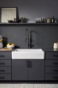 KOHLER K-24564 Riverby 35-3/4" Undermount Single-Bowl Farmhouse Workstation Kitchen Sink Right Side Drain