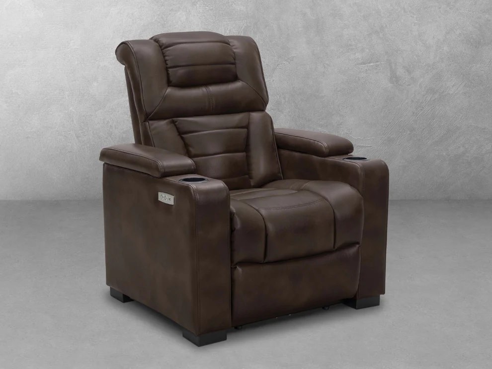 Galaxy Theatre Power Recliner - Brown