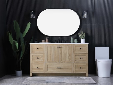 Featured: Elegant Lighting Soma 60" Mango Wood Vanity VF2860MW 60 Inch Vanity 