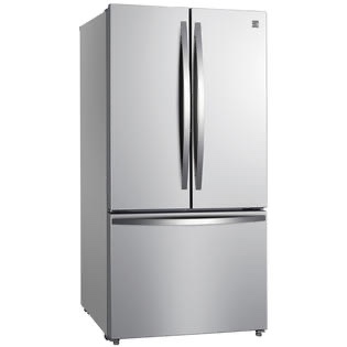 Kenmore 75515 20.3 Cu. Ft. French Door Refrigerator - Fingerprint-Resistant Stainless Steel (WORKING CONDITION, RIPPLING DAMAGE TO BOTTOM FREEZER DRAWER, PURELY COSMETIC, SEE PHOTOS.)