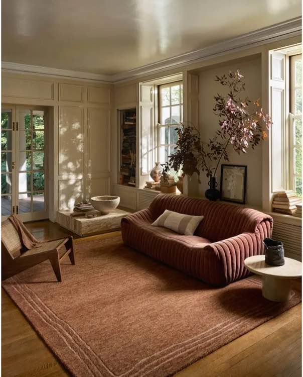 Lolol Craven CVN-02 Spice/Rose Wool Handmade Area Rug