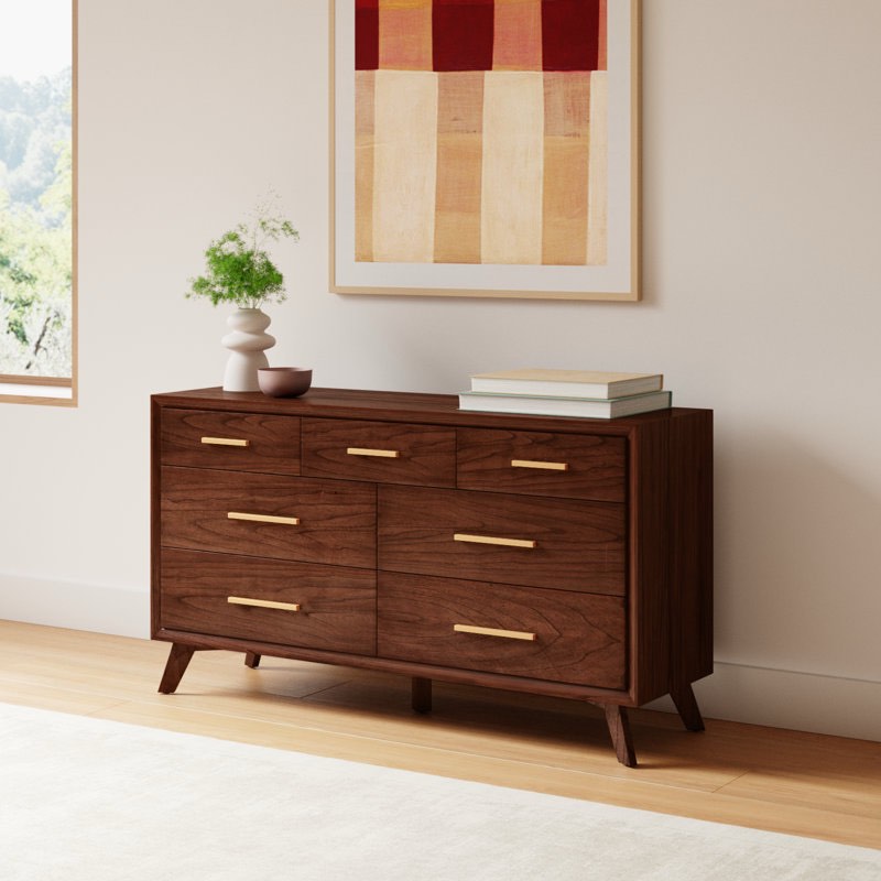 Gali 60'' W 7 - Drawer Dresser By AllModern Dimensions 33” x 60” x 18”