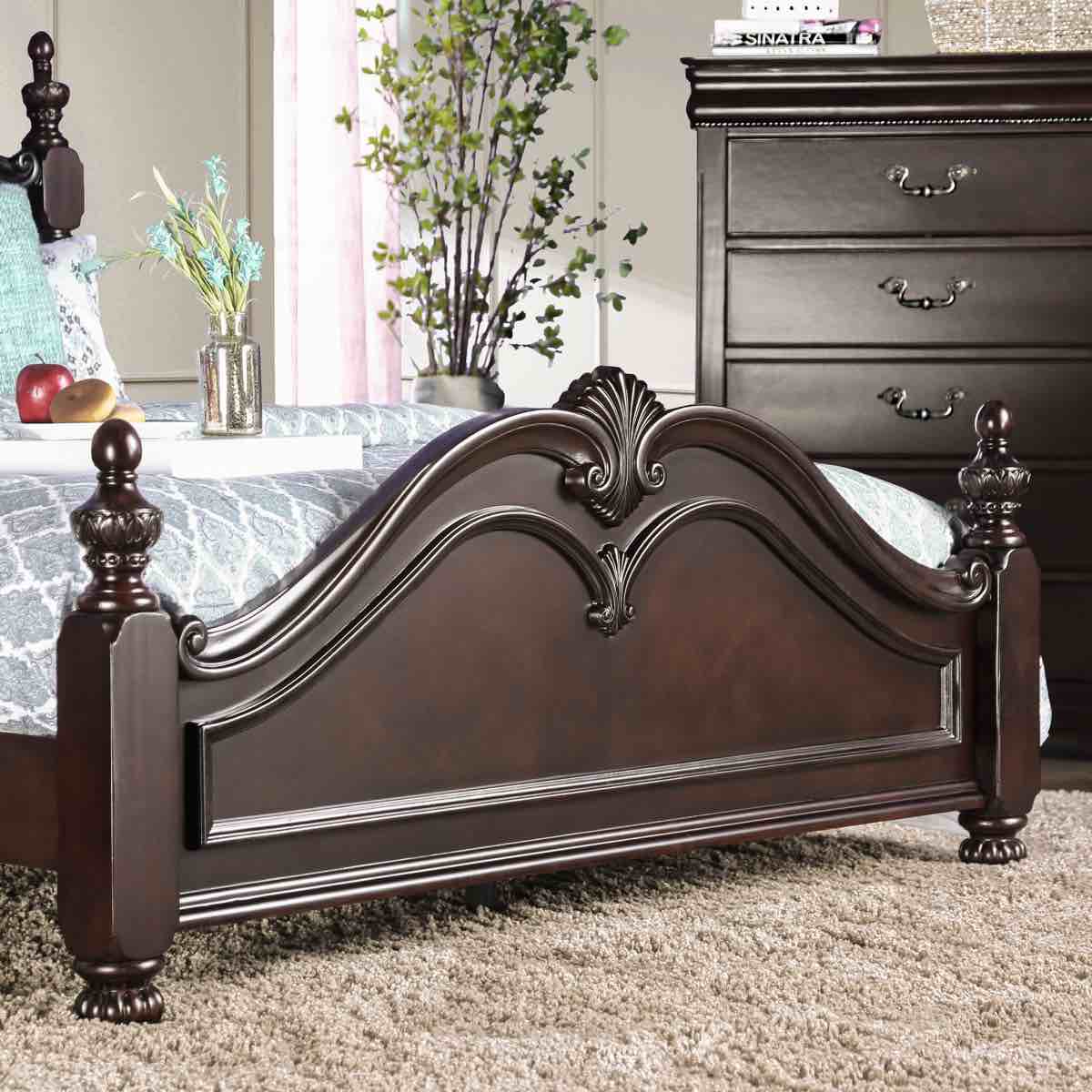 Treska Ornate Full Size Footboard By Darby Home Co