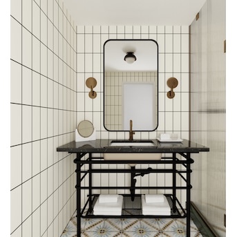 Condition photo showing New/Like New for (108.3 sq ft total.) emser tile f14catc0410m catch - 4" x 10" rectangle wall tile - matte visual - sold by carton (10.8 sf/carton) - ivory (bid is per sq. ft., lot is for 108.3 sq ft total. msrp $6.35 per sq ft.)