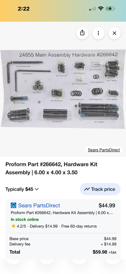 Condition photo showing New/Like New for ProForm Carbon TL; Treadmill for Walking and Running with 5in Display, Built-in Tablet Holder and SpaceSaver Design