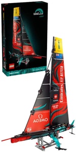 Condition photo showing New/Like New for LEGO Technic Emirates Team New Zealand AC75 Yacht, LEGO Technic Oracle Red Bull Racing RB20 F1 Car,, LEGO Super Mario The Bowser Express Train mm