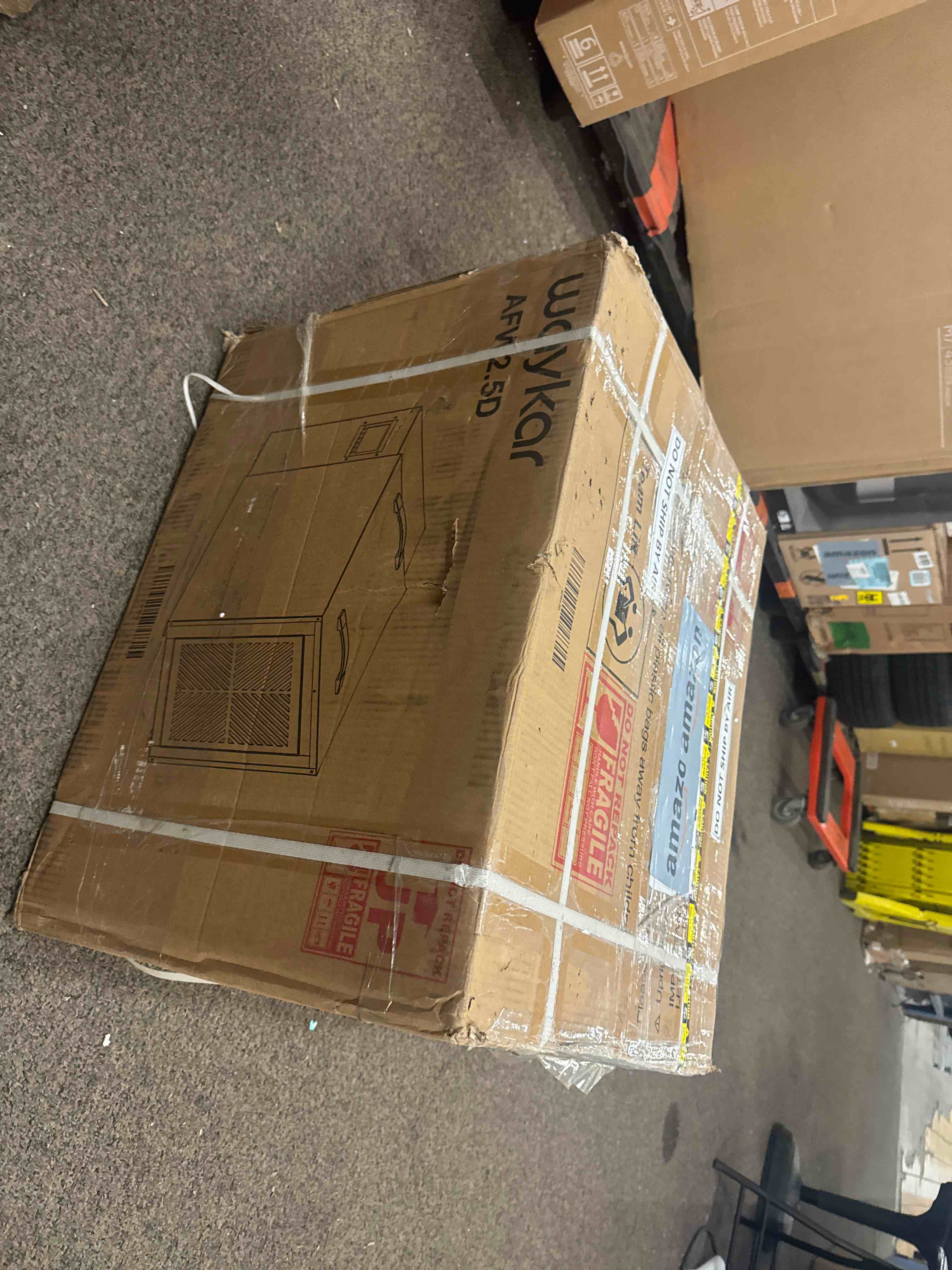 Condition photo showing New/Like New for Waykar 158 Pint Commercial Dehumidifier with Pump and Drain Hose for Crawl Spaces, Basements, Ducted Industrial Use, and Water Damage Unit, for Spaces up to 7500 Square Feet, Smart Humidity Control