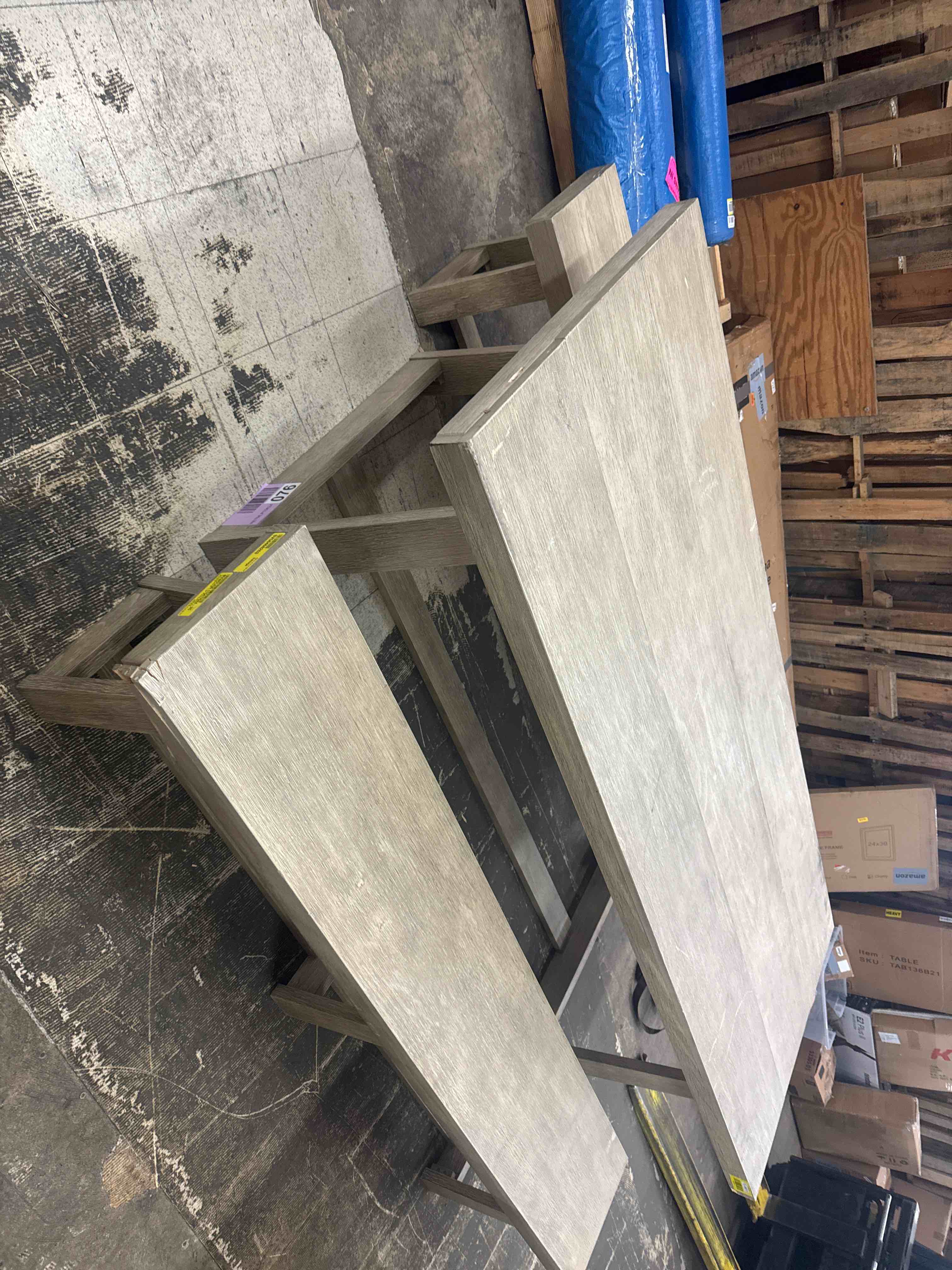 Condition photo showing As Is for Red Barrel Studio Zuree Rectangular Dining Set