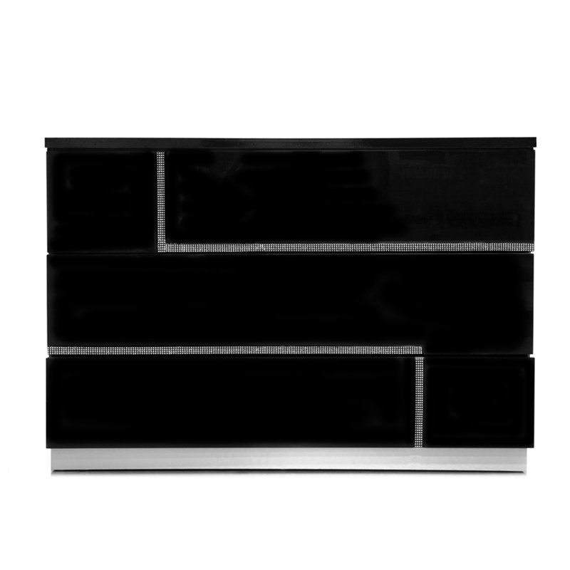 Condition photo showing New/Like New for Shanda 3 Drawer Dresser with Mirror Set By Wade Logan