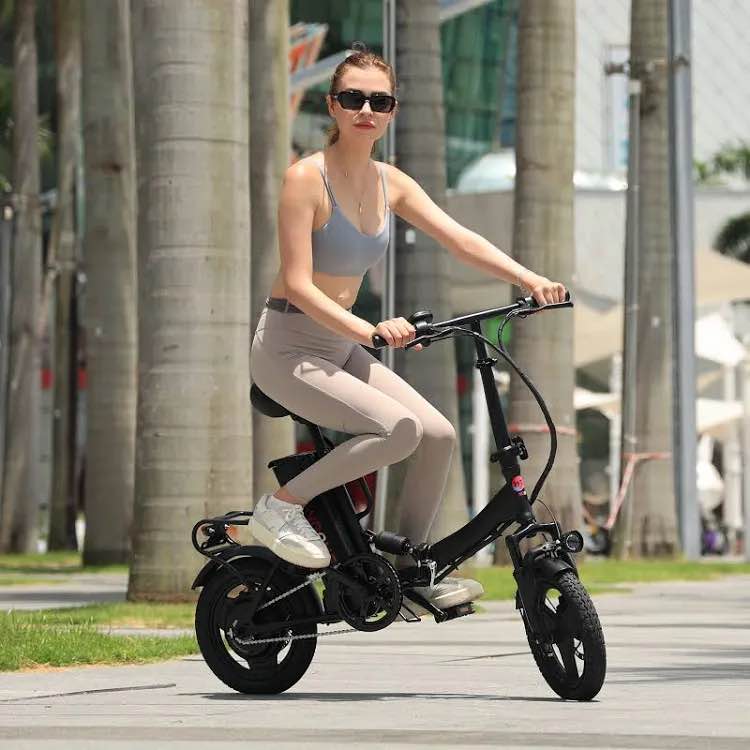 windone s14 electric bike for adults, max 19/22 mph speed & 28/50 miles range (pas), 500w/750w peak motor, foldable, lightweight, shock absorbers, ul2849 certified ebike