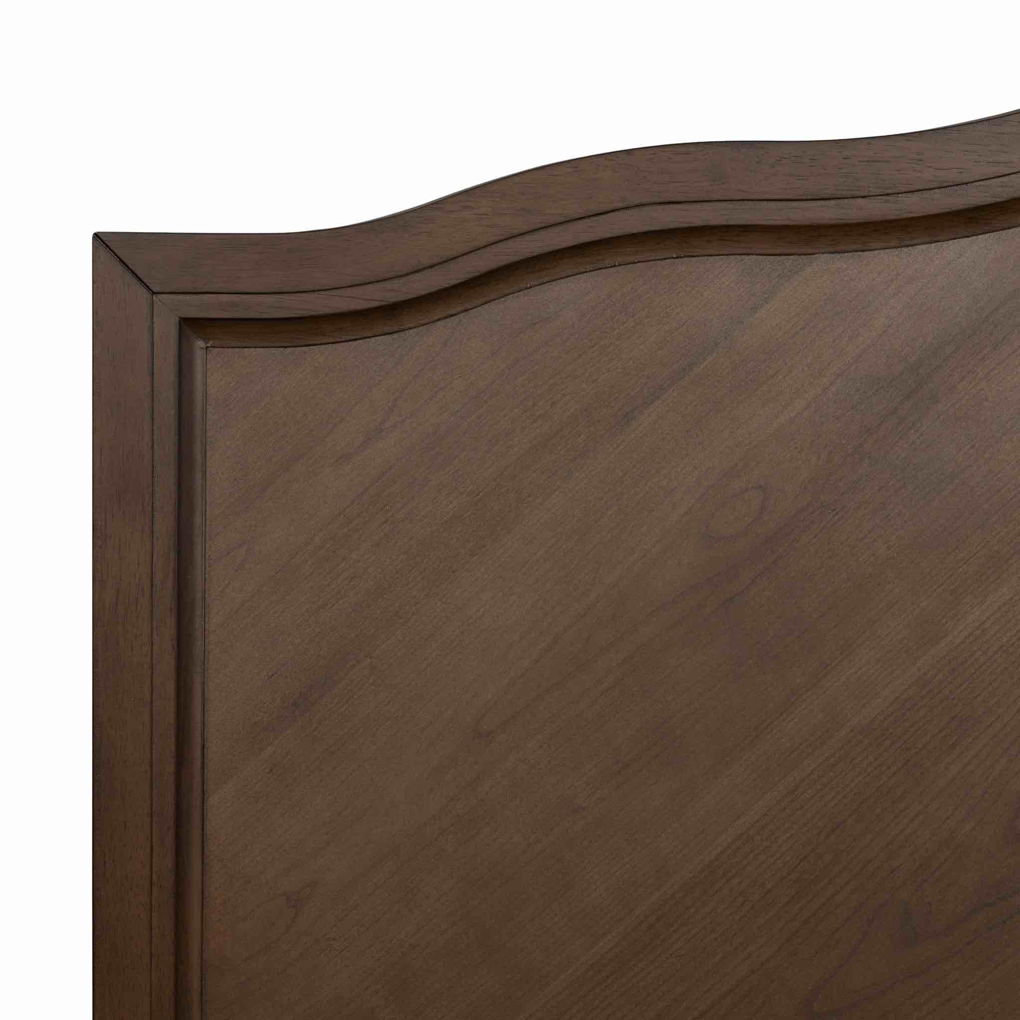 Condition photo showing New/Like New for flexsteel king panel headboard bellevue collection whiskey finish (headboard only.)
