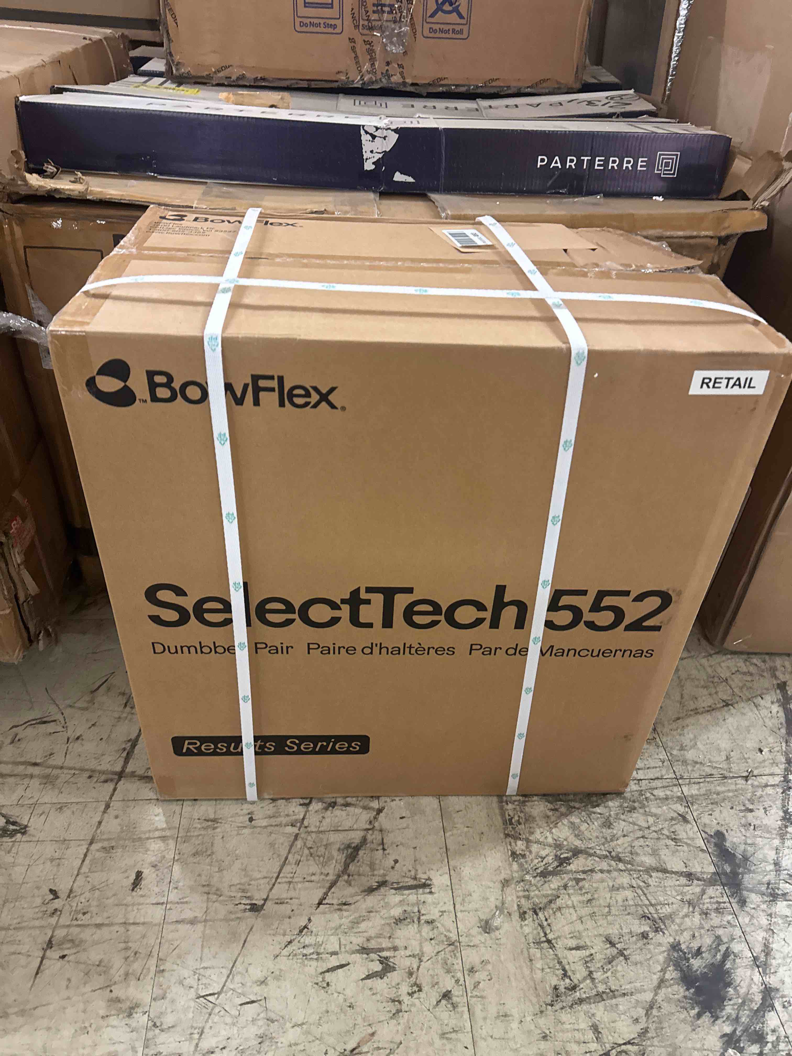 Condition photo showing New/Like New for bowflex results series selecttech dumbbells