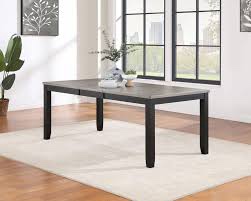 Coaster Fine Furniture Elodie Rectangular Extension Dining Table 12221 Black